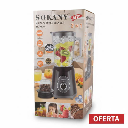 Licuadora Sokany 1.5L SK-03045