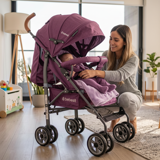Coche Bebé Bebesit Paraguas Fun 310 Rosa