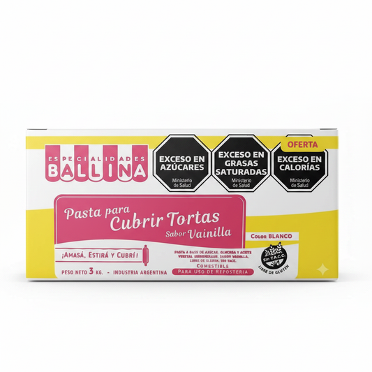 Pasta Ballina Vainilla 3 kg