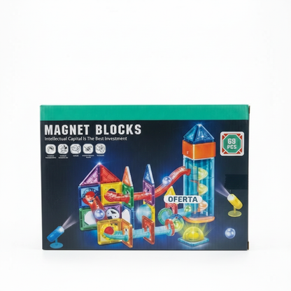 Juego Bloques Magnéticos 69 Piezas