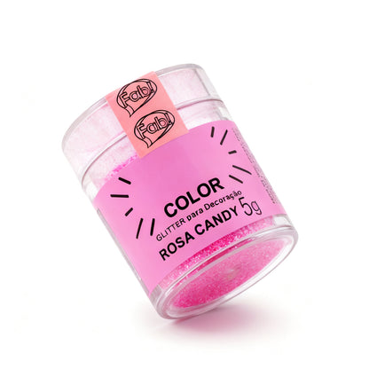 Brillo para Decoración Fab! Rosa 5gr