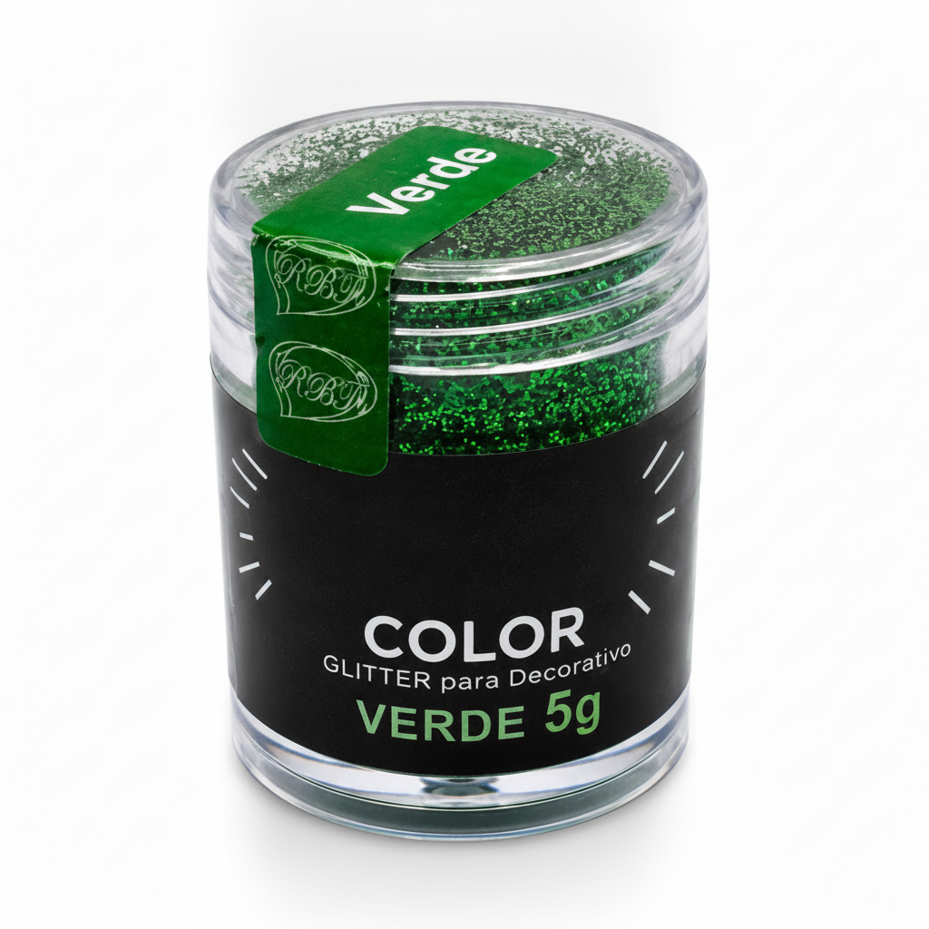 Brillo para Decoración Fab! 5gr Verde