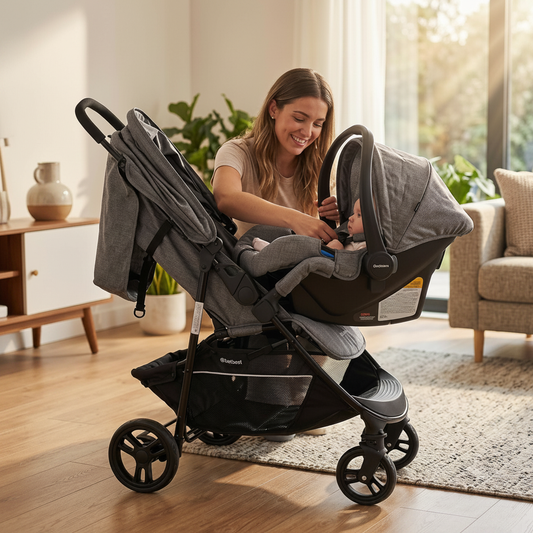 Coche de Bebé Bebesit Elora TS 1119 Gris