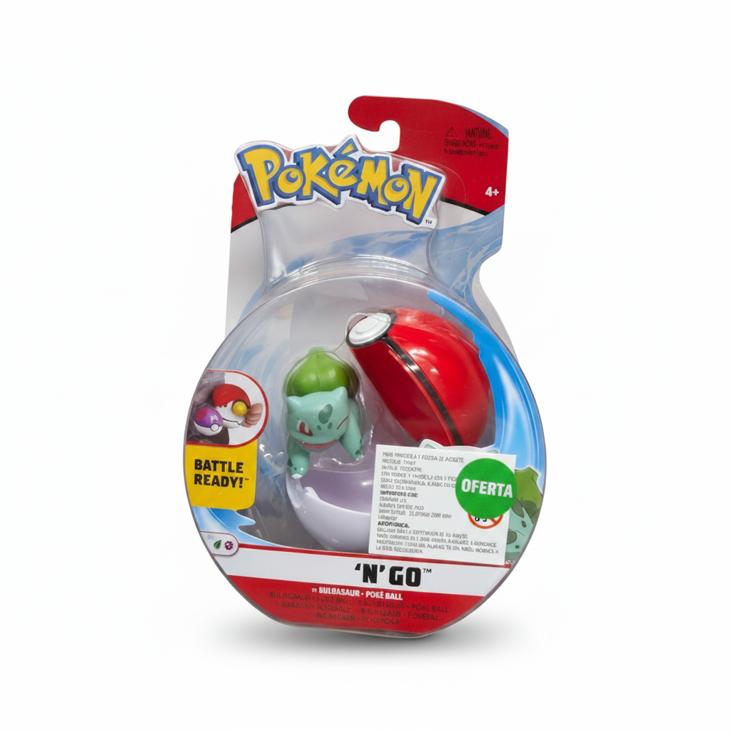 Muñeco Pokémon con Pokébola Clip