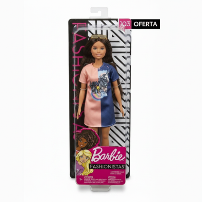 Muñeca Barbie Fashionista 103 FBR37