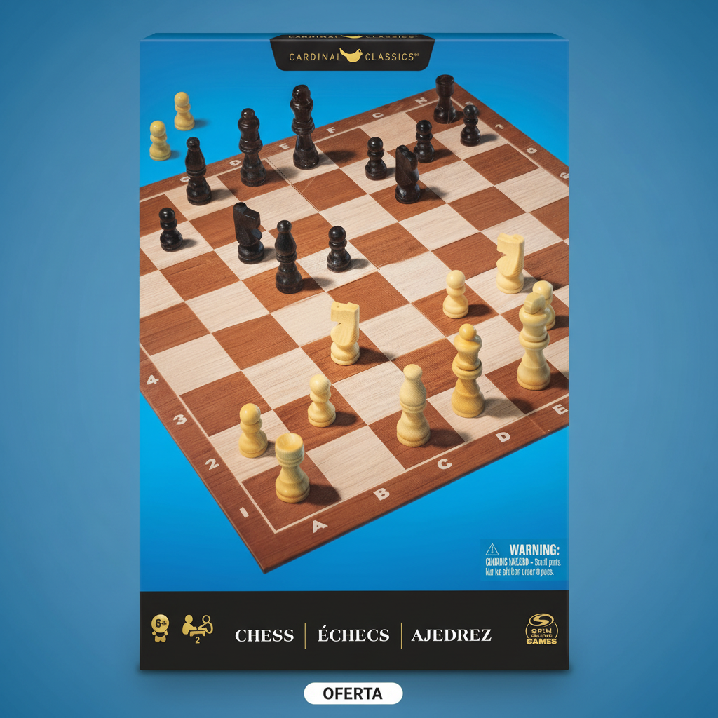Juego de Ajedrez de Madera