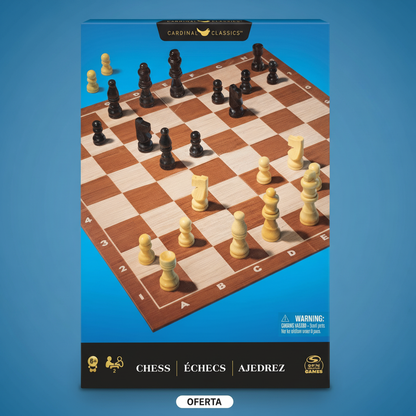 Juego de Ajedrez de Madera