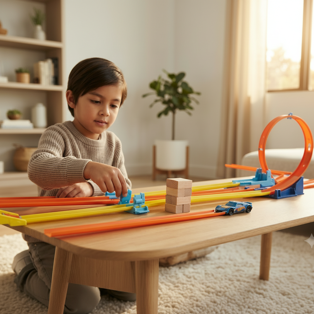 Pista Hot Wheels Plegable
