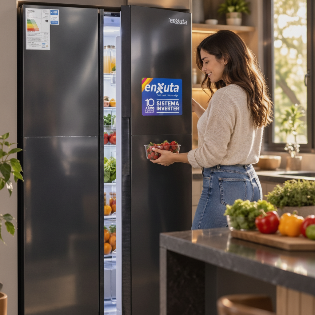 Refrigerador Enxuta RENXSBS9511N No Frost