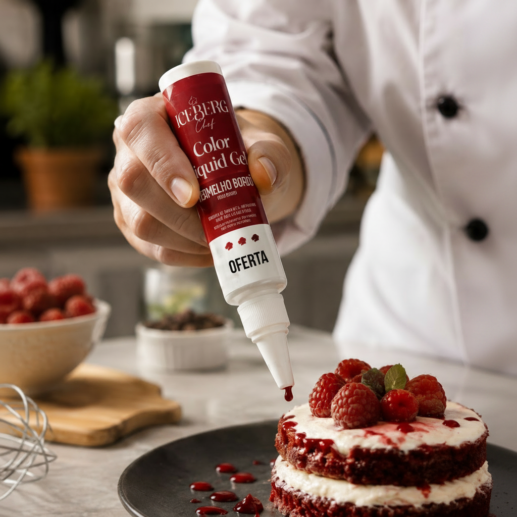 Colorante Gel Rojo Bordo 25g