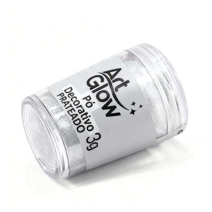 Polvo Decorativo Plateado 5gr