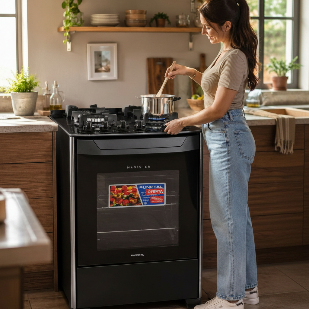 Cocina a Gas Punktal PK-490G