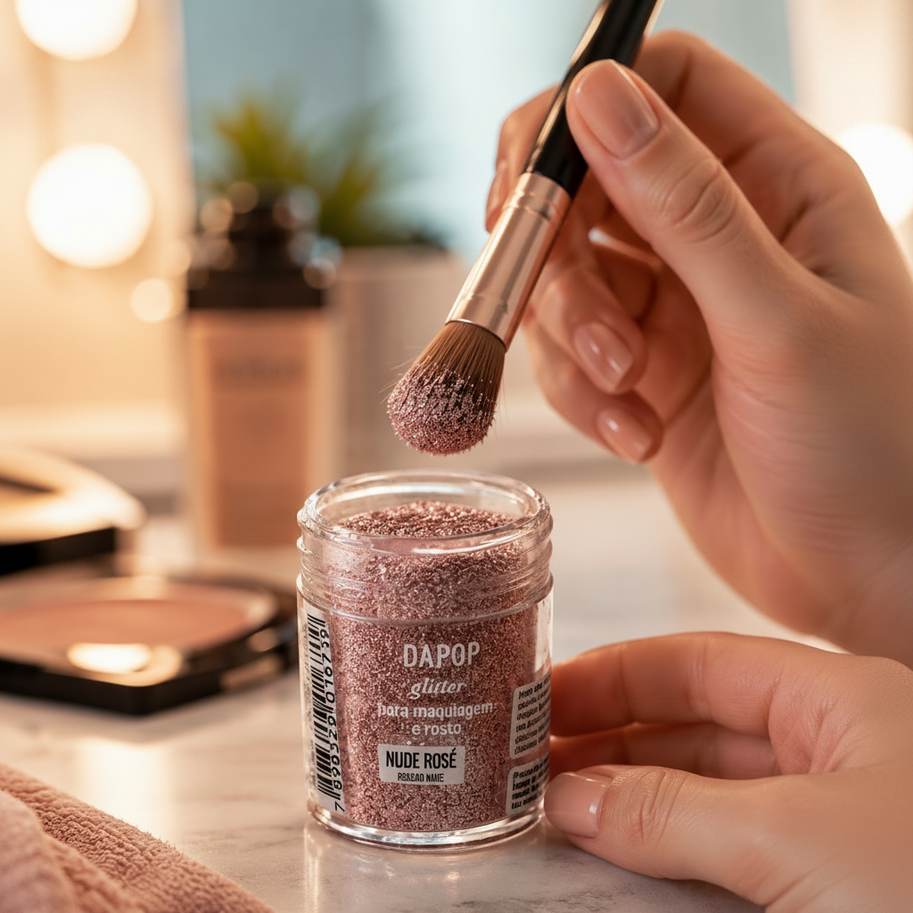 Glitter Glow Rosado Nude 5gr