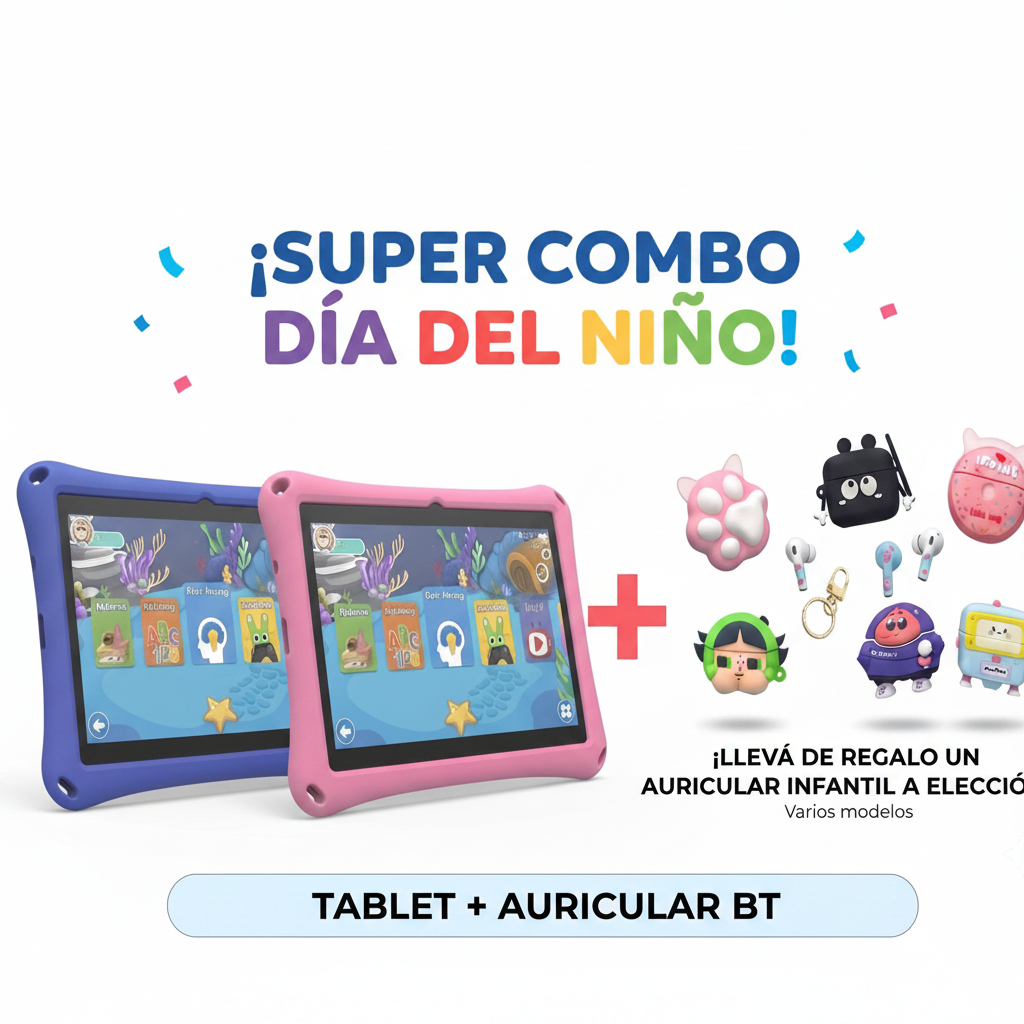 Combo Tablet Kids + Auriculares