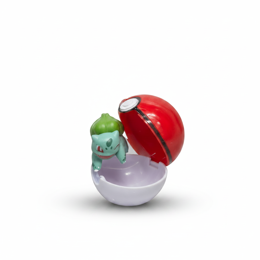 Muñeco Pokémon con Pokébola Clip