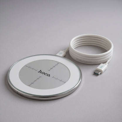 CARGADOR INALAMBRICO HOCO CW6 BLANCO