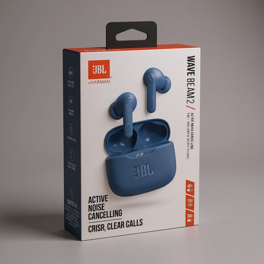 AURICULAR JBL C/BLUETOOTH BEAM 2 BLUE