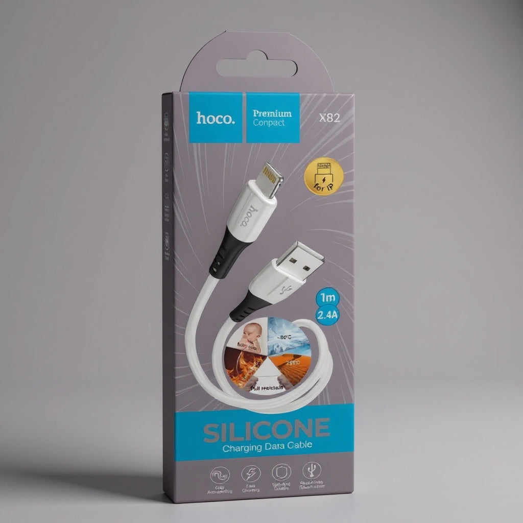 CABLE DE DATOS HOCO IPHONE X82