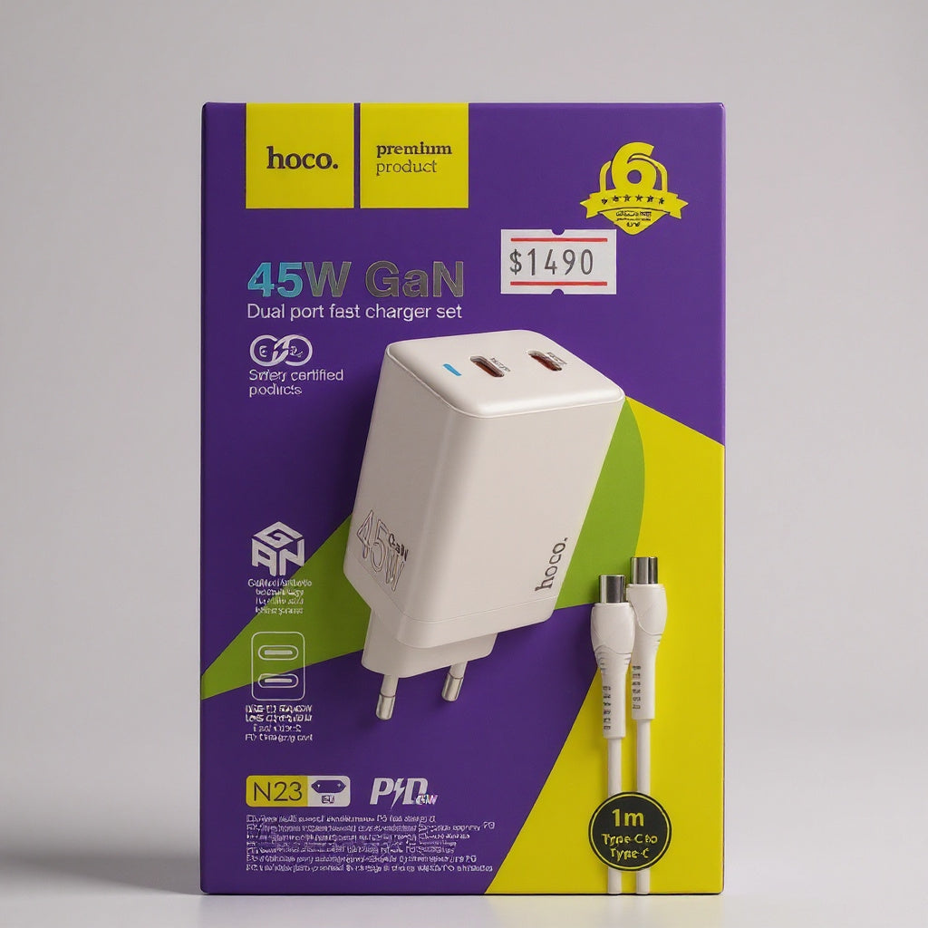 CARGADOR HOCO 45W N23