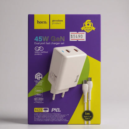 CARGADOR HOCO 45W N23