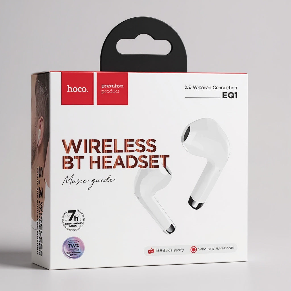 AURICULAR INALAMBRICO HOCO EQ1 BLANCO