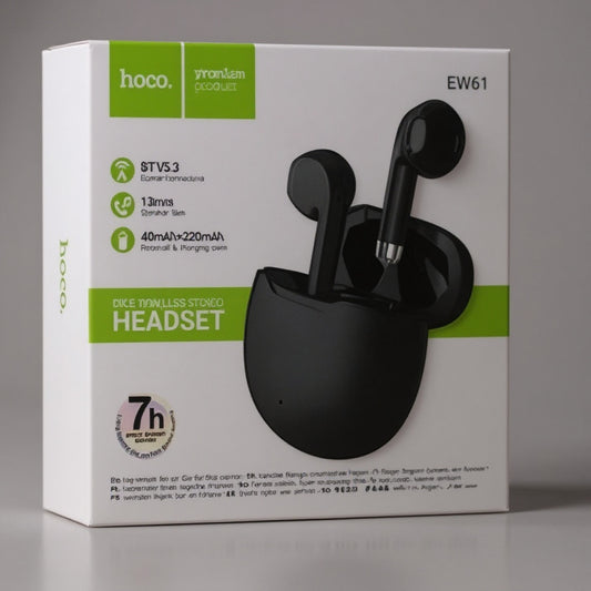 AURICULAR INALAMBRICO HOCO EW61 NEGRO