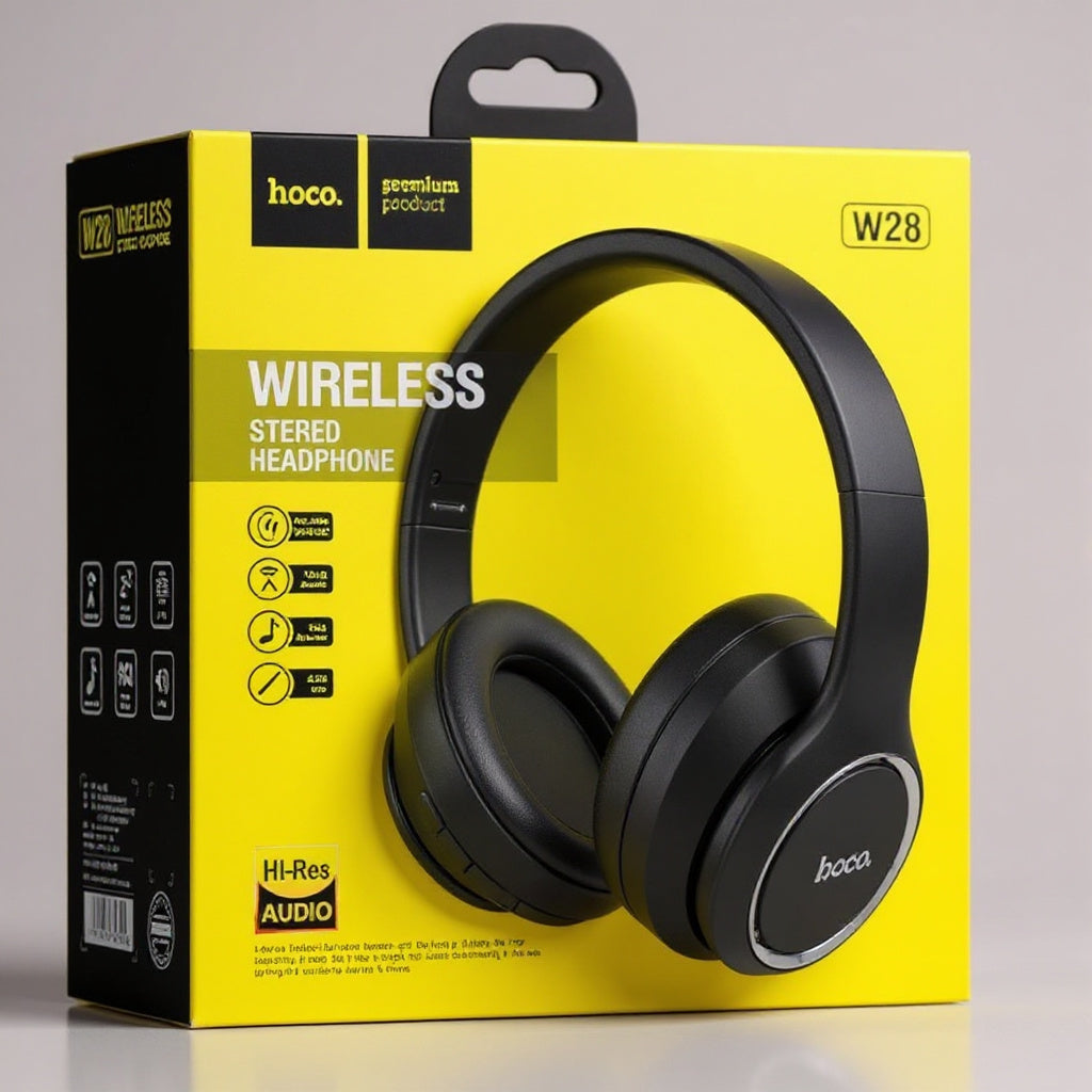AURICULAR INALAMBRICO HOCO W28 NEGRO