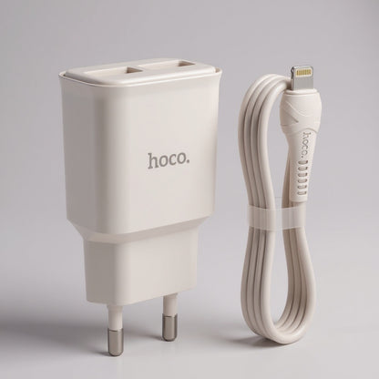 CARGADOR HOCO IPHONE C88A BLANCO