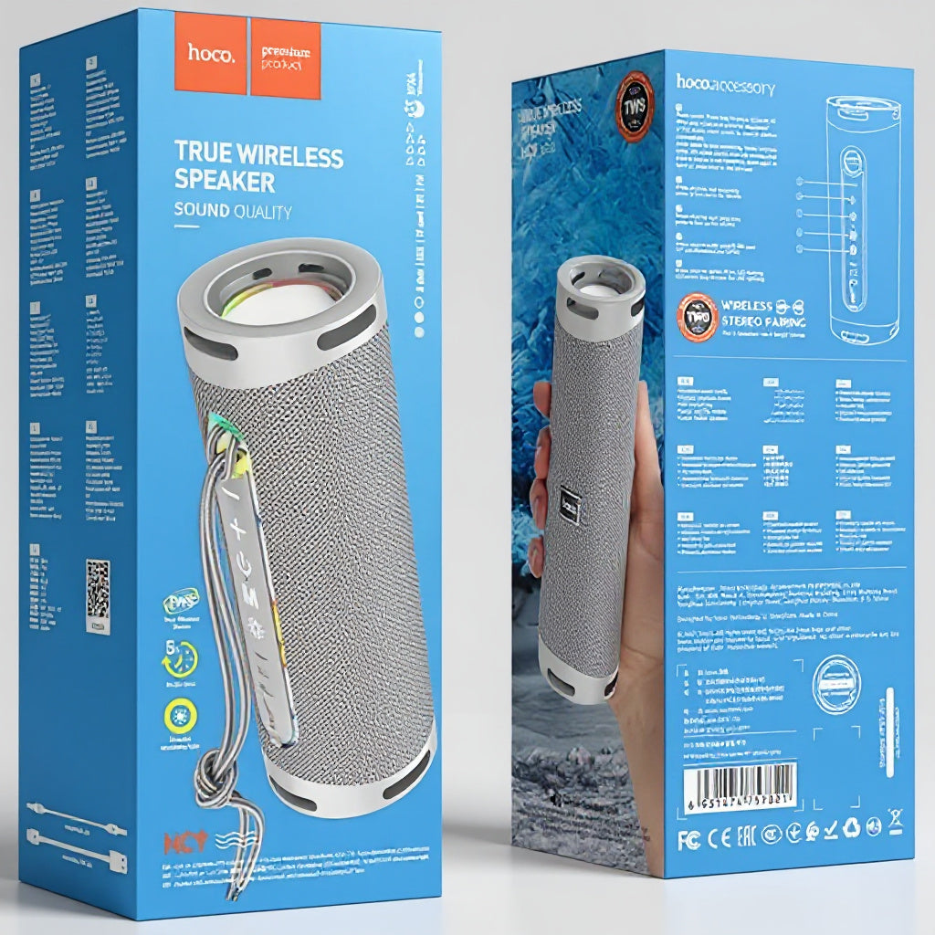 PARLANTE C/BLUETOOTH HOCO HC9 GRIS