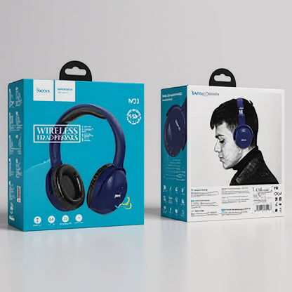 AURICULAR C/BLUETOOTH HOCO AZUL W33