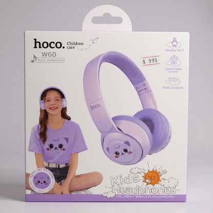 AURICULAR C/BLUETOOTH HOCO W60 VIOLETA