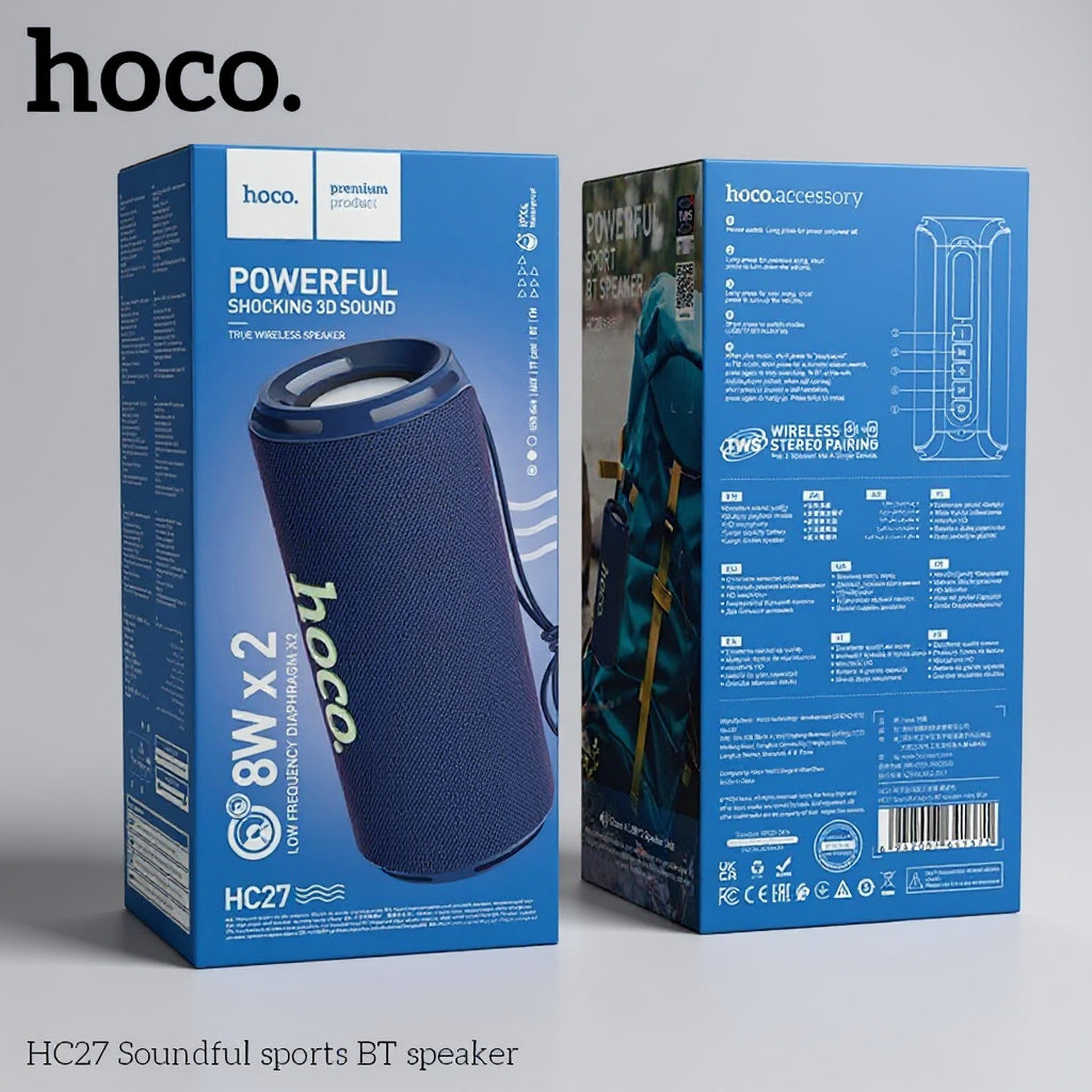 PARLANTE C/BLUETOOTH HOCO HC27 AZUL