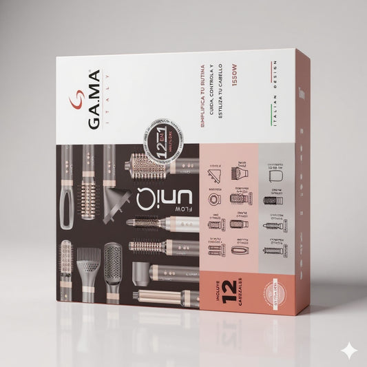 CEPILLO GAMA FLOW UNIC 12 ACCESORIOS