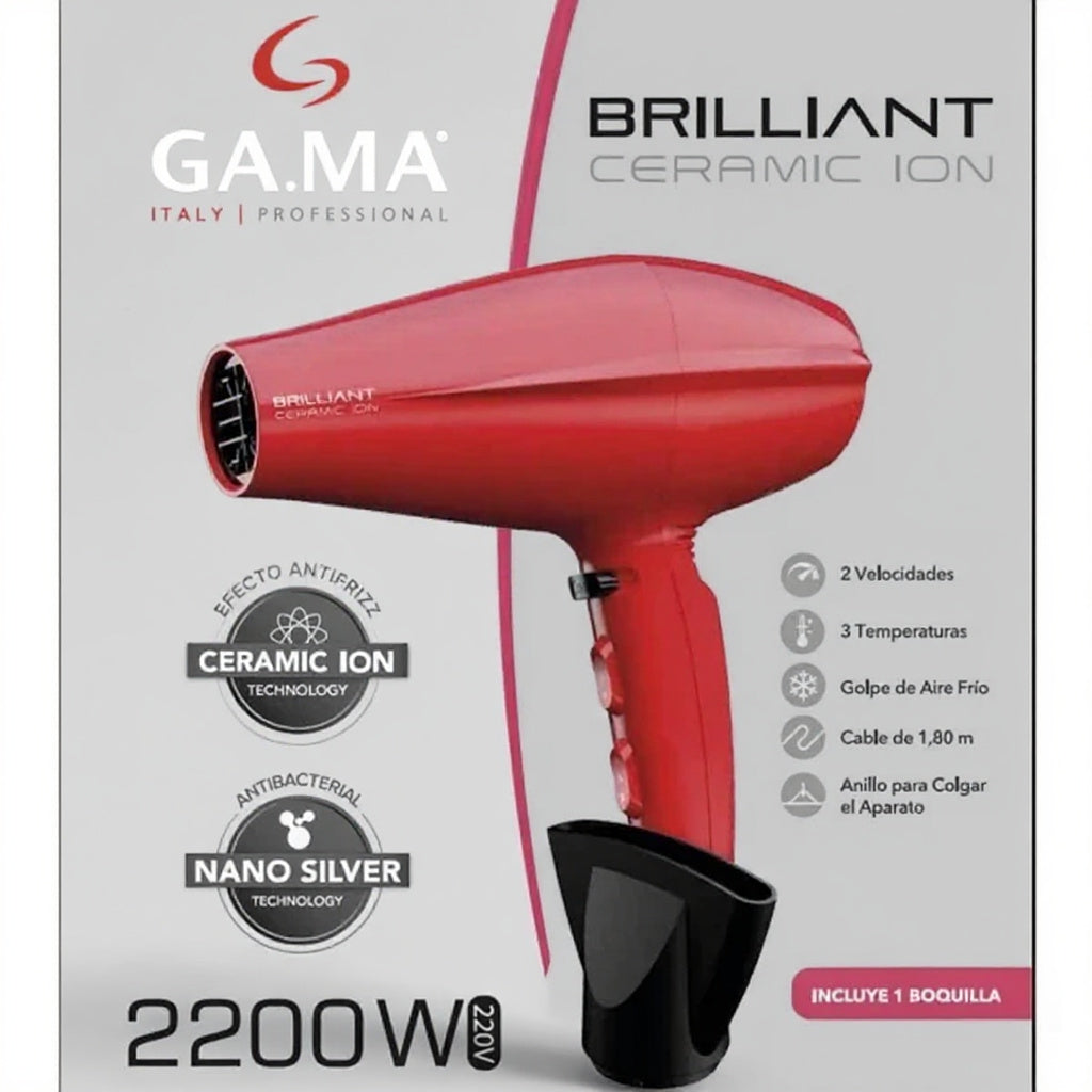 SECADOR DE PELO GAMA BRILLIANT CER