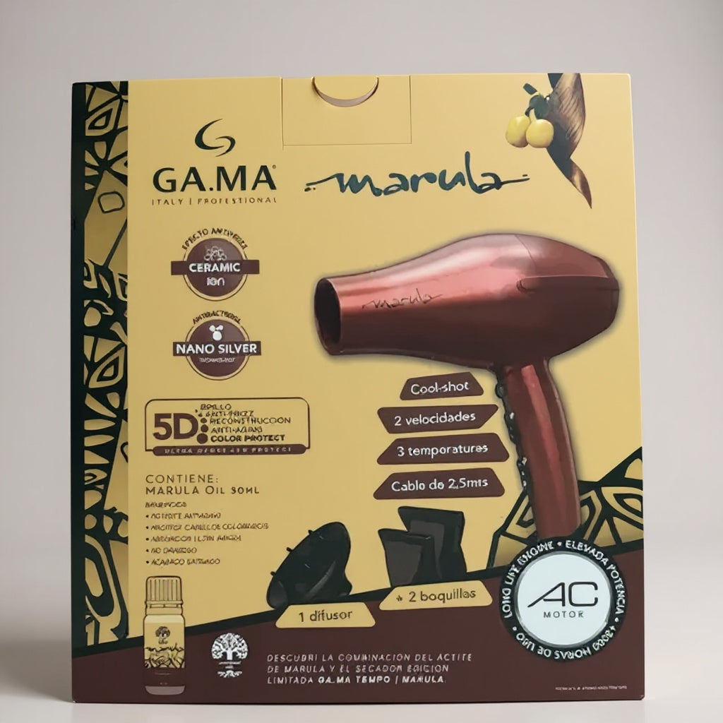 SECADOR DE PELO GAMA MARULA 5D