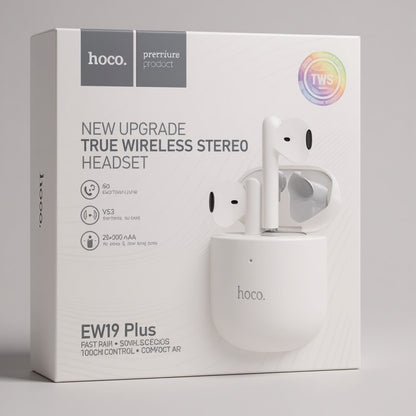 AURICULAR INALAMBRICO HOCO EW19 BLANCO