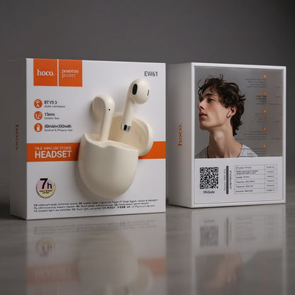 AURICULAR INALAMBRICO HOCO EW61 BLANCO