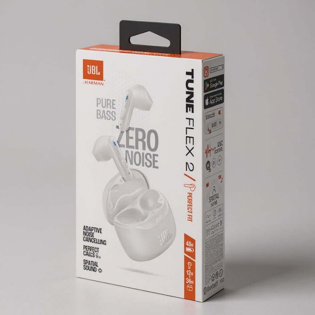 AURICULAR JBL INALAMBRICO FLEX 2 BLANCO
