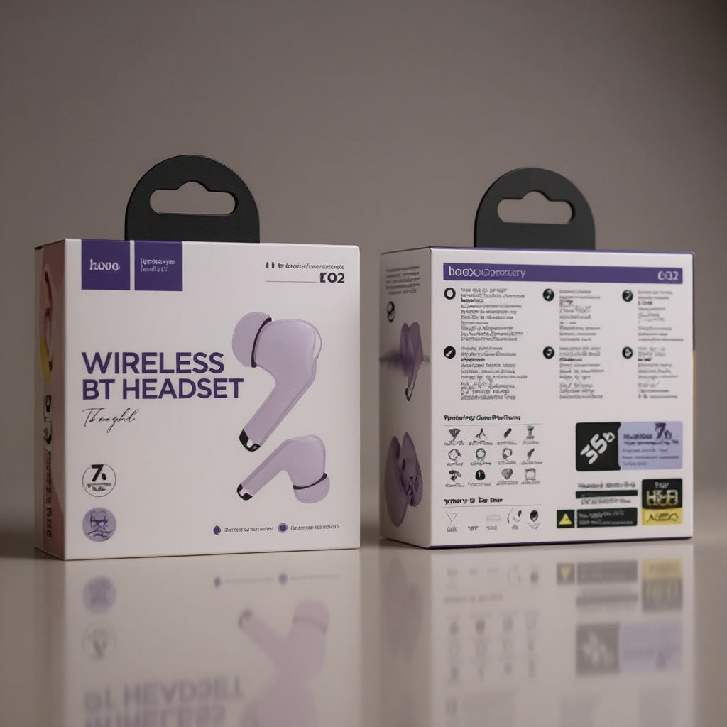 AURICULAR C/BLUETOOTH HOCO EQ17 VIOLETA