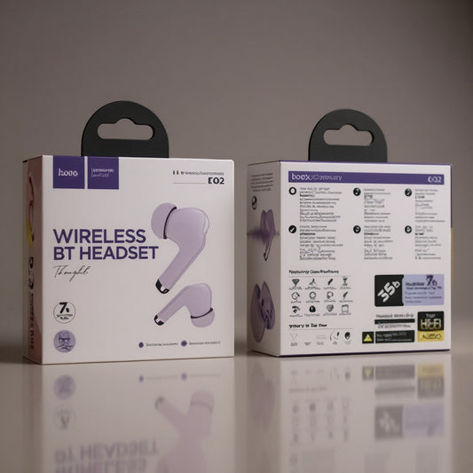 AURICULAR C/BLUETOOTH HOCO EQ17 VIOLETA