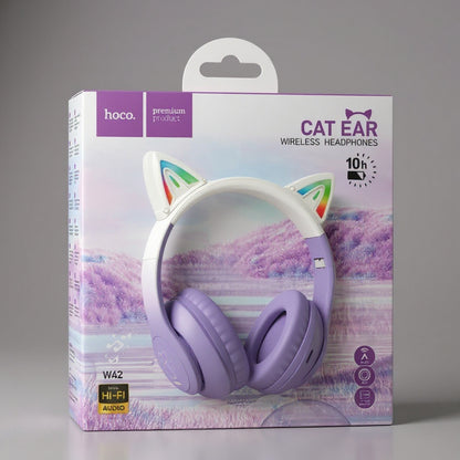 AURICULAR HOCO C/BLUETOOTH W42 VIOLETA