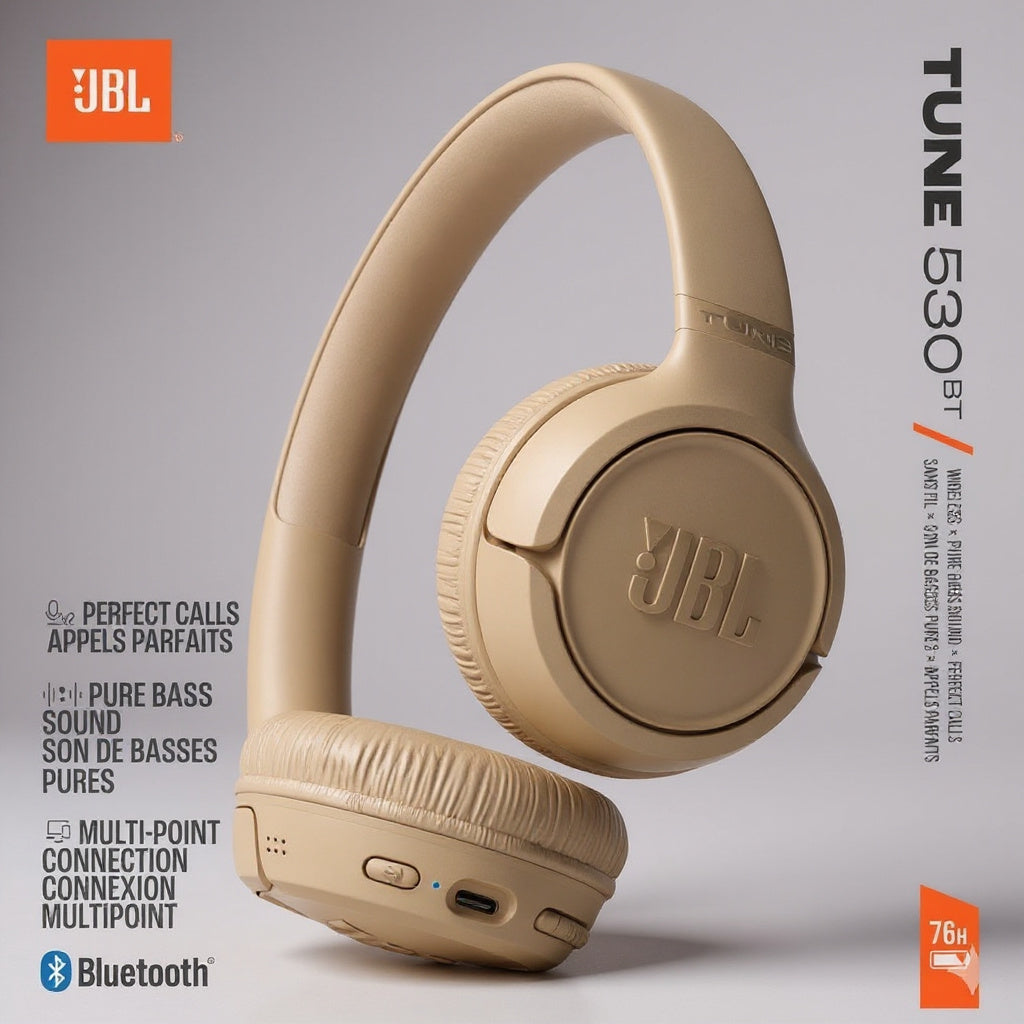 AURICULAR JBL INALAMBRICO TUNE 530 MOCCH