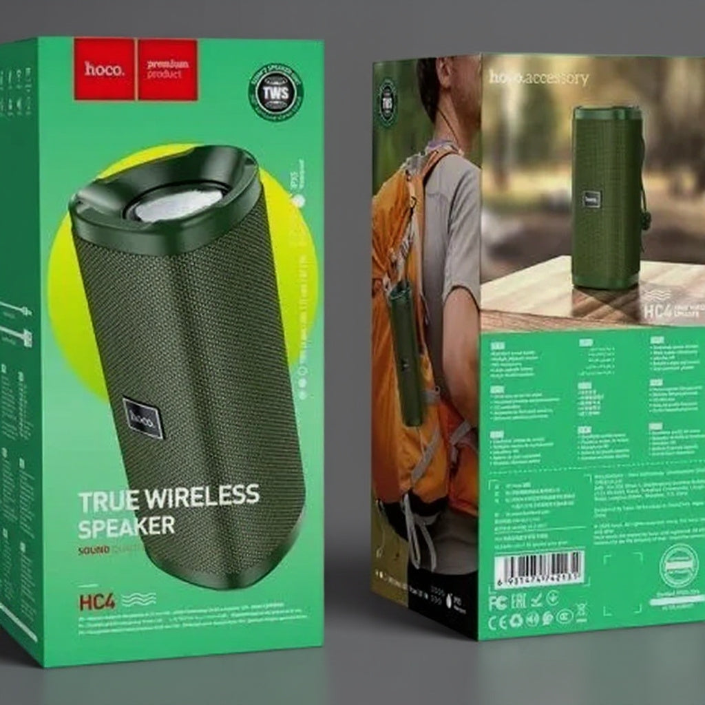 PARLANTE C/BLUETOOTH HOCO VERDE HC4