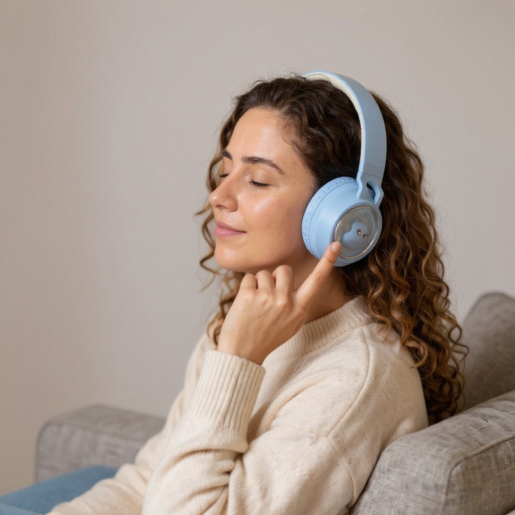 AURICULAR C/BLUETOOTH HOCO W50 CELESTE