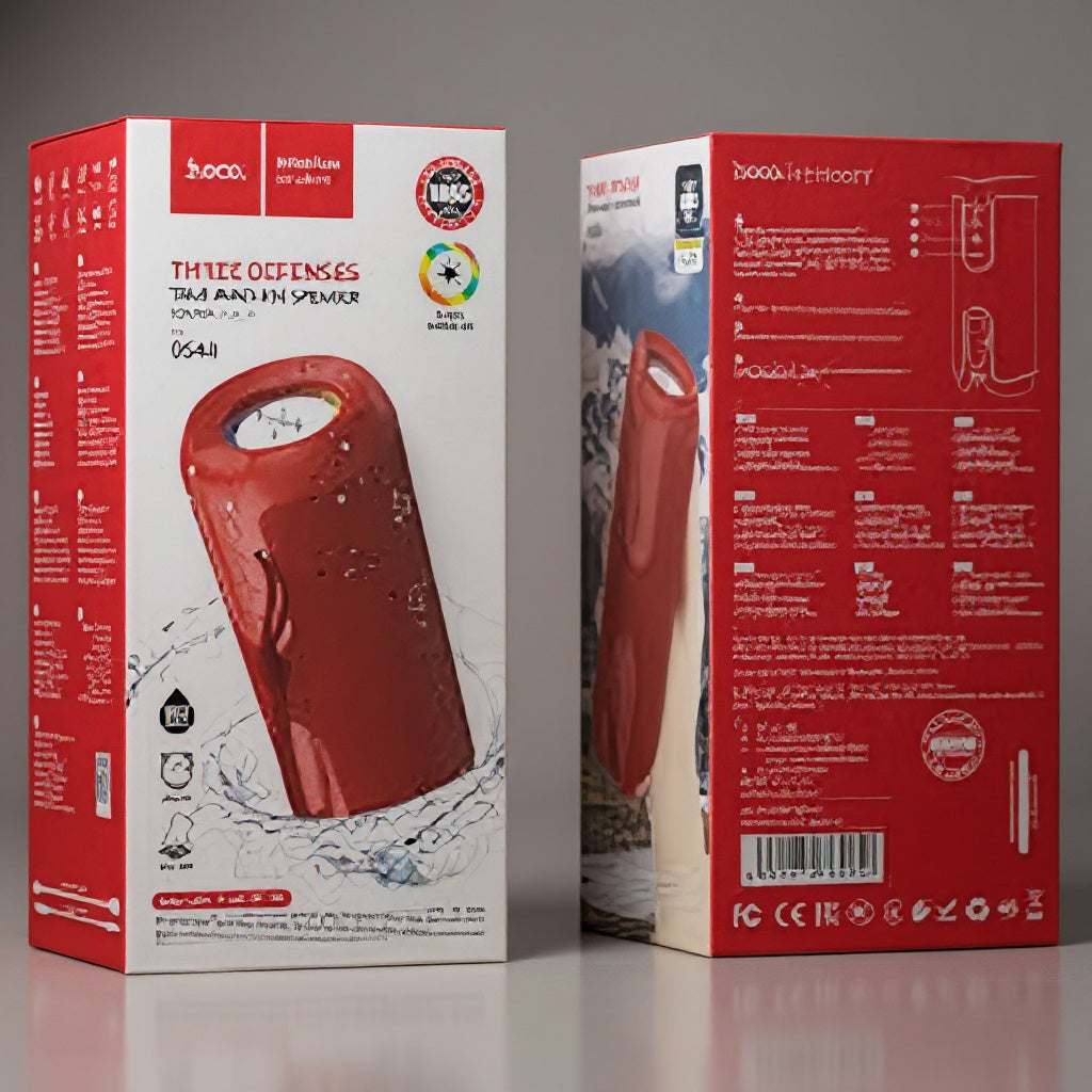 PARLANTE C/BLUETOOTH HOCO BS48 ROJO