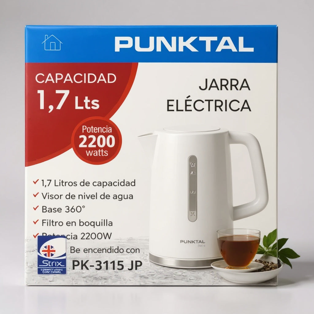 JARRA ELECTRICA PUNKTAL 1.7 L PK-3115