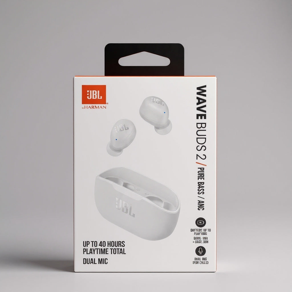 AURICULAR JBL C/BLUETOOTH BUDS 2 WHITE
