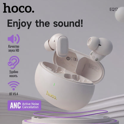 AURICULAR C/BLUETOOTH HOCO EQ17 VIOLETA