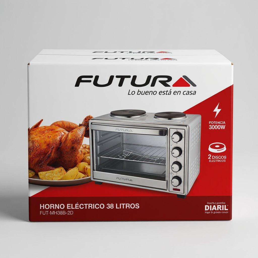 HORNO ELECTRICO FUTURA FUT-MH38B-2D