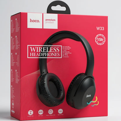 AURICULAR C/BLUETOOTH HOCO NEGRO W33